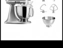 Mixer KitchenAid, Artisan175, Elegance 4,8 L, culoare contour Silver