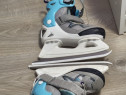 Patine copii Oxelo FIT 100 gri - turcoaz