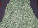 Rochie verde cu buline