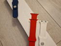 Set curele Apple Watch (3 bucăți: albastru, roșu, alb)