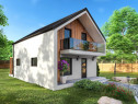Casa individuala P+M - 4 camere - 2 bai - teren 324mp - 124.900 €