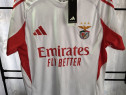 Tricou Benfica Lisabona Away Alb Adidas NOU Mărimea M Sezon 25-26