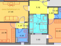 Apartament 3 camere, et 1/8-Veteranilor, Str Dreptatii