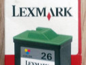Cartus nou, original, Lexmark 26 (tricolor)