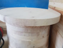 Blat masa 20 mm grosime, 400 mm diametru din lemn masiv