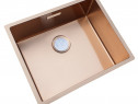Chiuveta bucatarie inox cookingaid box lux 50 copper cu pvd