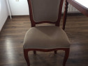 Masa extensibila cu șase scaune culoare cires