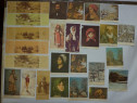 25+30 ilustrații decupate de pe plicuri poștale ROMANIA RPR,