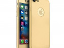 Husa Fullcover + Folie iPhone 6 Plus iPhone 6s Plus Gold 360