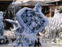 Statuetă Venus cu părul lung, gri patinat, model S71.