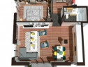 Apartament 2 camere, 63 mp, zona exclusivista Floresti