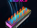 ARGB Cooler SSD M.2 NVMe negru infinity efect