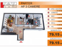 Comision 0%! Apartament 3 camere, EXCLUSIV in Blitz, zona Im