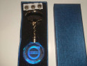 Breloc auto din cristal cu LED - Logo Volvo