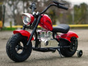 Motocicleta Kinderauto Old School, 300W, 24V, cu roti gonflabile RED