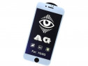 Folie Protectie Sticla Anti Blue Matte White 3D Iphone 7 8