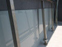 Balustrada pentru balcon cu sticla