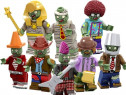 Set 8 minifigurine tip Lego Plants vs Zombies pack 1 sau 2
