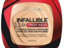 Pudra de fata, Loreal, Infallible 24H Fresh Wear, 190 Beige Sand, 9 g