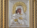Icoana Argintata - Maica Domnului - Hristos Pantocrator etc Relief 3 D