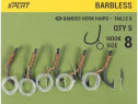 Carlige Legate Korum Banded Hook Hairs Barbless, Nr.10, 5buc/pac