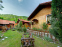 Complex turistic cu 8 cabane,25 de camere,sauna,jacuzzi,ciub
