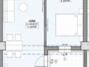 Apartament 2 camere, 58 mp, cu terasa de 75 mp, plata la dez