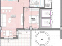 Apartament 3 camere, 61 mp, cu terasa de 30 mp, plata la dez