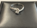 Inel aur 18k logodna Alfieri&St.John M55 diamant 0,28ct