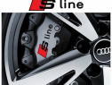 Sticker Etriere Audi S-Line Negru