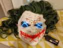 Masca Joker cu Led Batman DC Comicon clovn Halloween +CADOU!