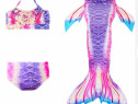 Set 3 piese Costum Sirena Printesa Ariel THK, multicolor, 110 cm