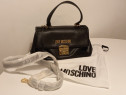 Geanta Originala NOUA Love Moschino, Neagra, 19X30X11