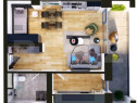 Apartament de vanzare, 1 camere, 40 mp, zona Torontalului