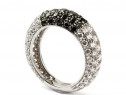 Inel Chopard 18k diamante albe si negre 2,74 marimea 50