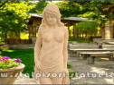 Statuetă domnița erotică, galben patinat, model S30.