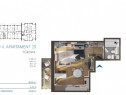 Apartament o camera, 40 mp, etajul 4, zona Elite
