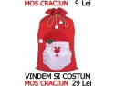 Sac mare cadouri Mos Craciun,averm si Costum Mos Craciun adult,complet