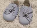 Pantofi cu siret pentru botez