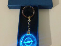 Breloc auto din cristal cu LED - Logo Ope