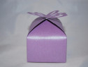 Cutie carton sidefat, marturie nunta/botez Fluture, 3 culori