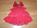Costum carnaval serbare rochie dans flamenco gala 3-4 ani