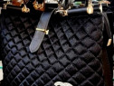 Geanta Chanel material textil, new model, logo metalic