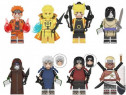 Set 8 minifigurine noi tip Lego Naruto pack2