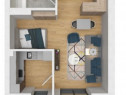 COM 0 - STUDIO DUBLU LUX - PRET FINAL- CORTINA NORTH -PIP...