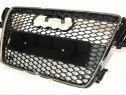 Grila RS5 - Audi A5 8T (2008-2012) Negru cu rama cromata