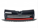 Grila, Fara Sigla, Neagra cu Accent Rosu pentru T6 Transporter 2016+