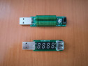 Voltmetru USB ampermetru tester load