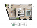 Apartament cu 2 camere Complex Rezidential Lacul Morii 19