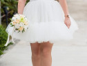 Rochie din tulle alba